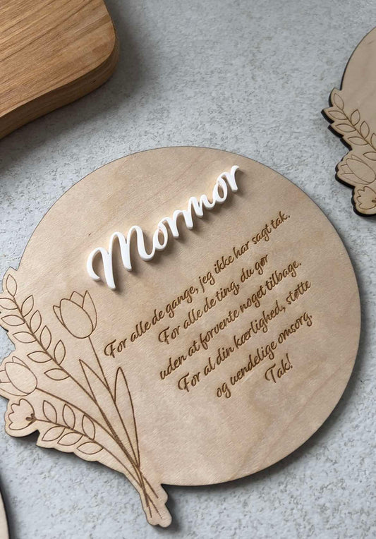 Blomsterplatte mormor