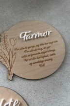 Blomsterplatte Farmor