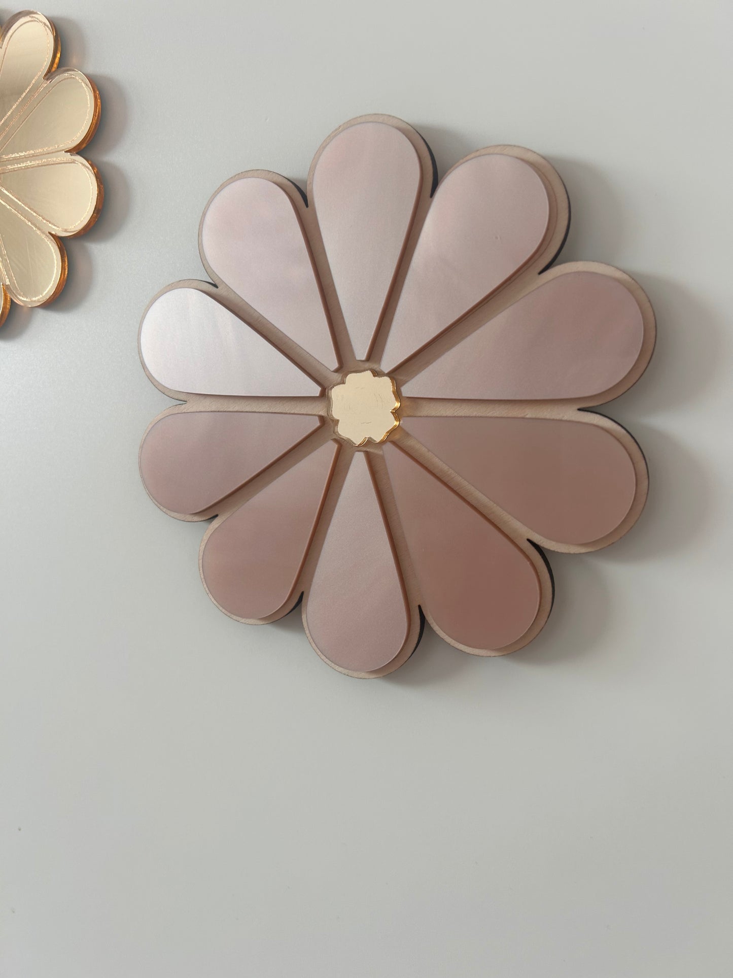 Akryl blomster skilt