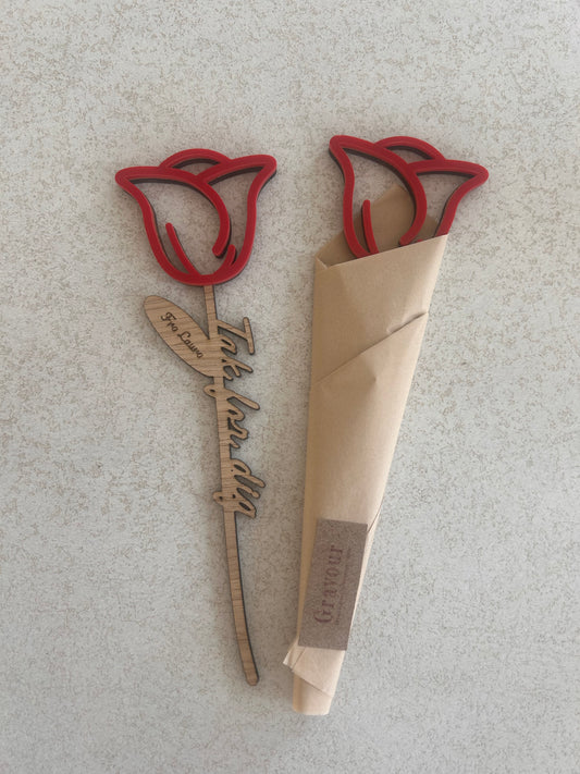 Evighedsblomst, Tak for dig, Rød