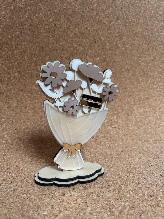 Evighedsbuket, med personlig hilsen