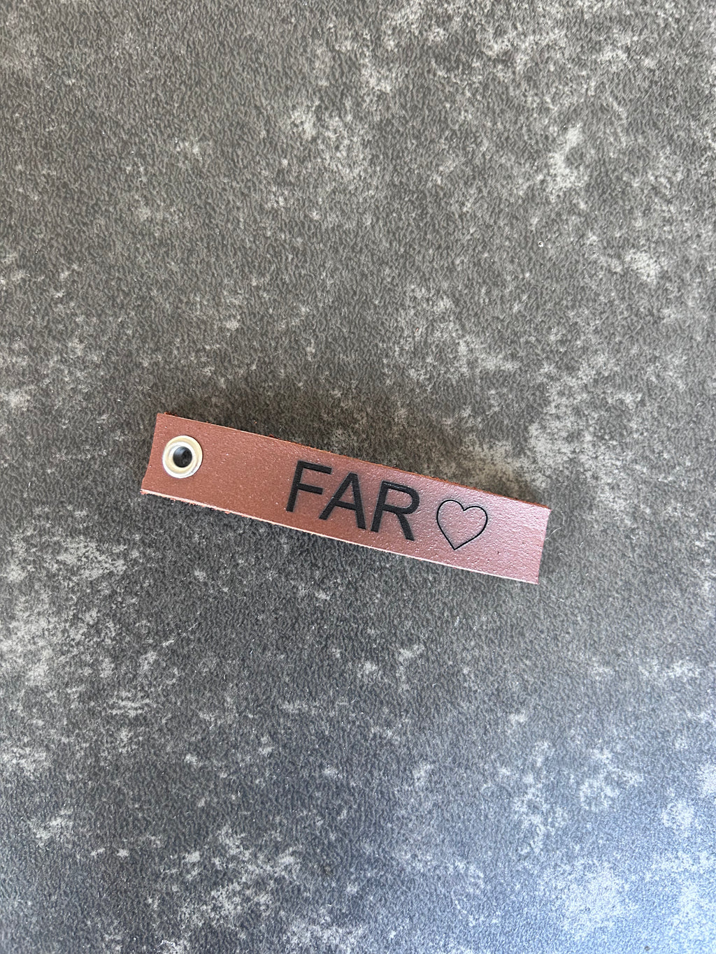 Fars dag nøglering med tekst